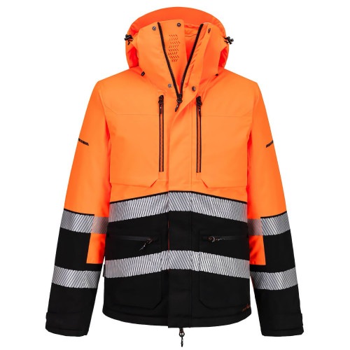Portwest EV467OBR EV4 Hi-Vis winter jacket