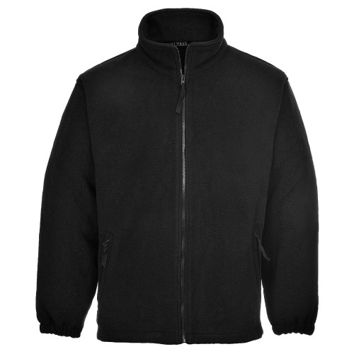 Portwest F205 Men's Aran Fleece, Black