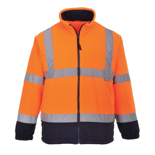 Portwest F301 Hi-Vis Two-Tone Fleece, Orange/Navy Portwest F301 Hi-Vis Two-Tone Fleece, Orange/Navy