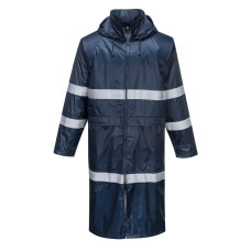 Portwest F438 Classic Iona Waterproof Coat, Navy Blue