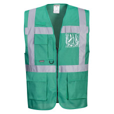 Portwest F476 Iona Executive Vest, Bottle Green