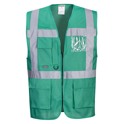Portwest F476 Iona Executive Vest, Bottle Green