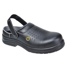 Portwest FC03 Sandalo di sicurezza traforato SB AE ESD in composito, Nero 35
