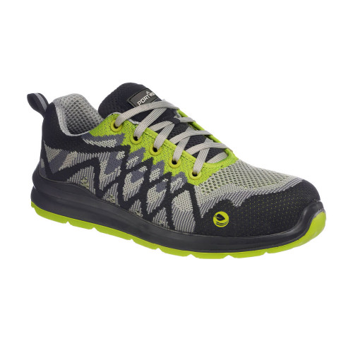Portwest FC08 Portwest Compositelite Eco Safety Trainer S1P, Black/Yellow Portwest FC08 Portwest Compositelite Eco Safety Trainer S1P, Black/Yellow