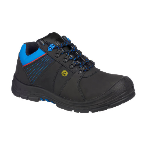 Portwest FD27 Compositelite Protector Safety Shoe S3 ESD HRO, Black/Blue 39