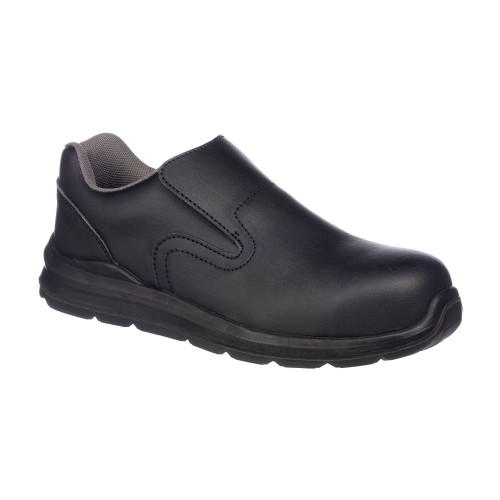 Portwest FD62 Scarpa sportiva di sicurezza senza lacci Compositelite Portwest, Nero Portwest FD62 Scarpa sportiva di sicurezza senza lacci Compositelite Portwest, Nero