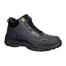 Portwest FE04 Girder Boot in S3S ESD SR FO Composite, Black/Grey