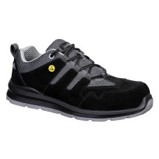 Portwest FE07 Scarpa ESD in Composito S1 SR FO, Nero/Grigio 36