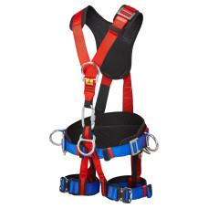 Portwest FP19 Portwest Imbracatura Comfort Plus a 4 punti, Rosso