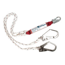 Portwest FP25 Corda doppia con assorbitore di energia, Bianco