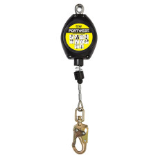 Portwest FP42 Arrotolatore retrattile da 6m, Nero
