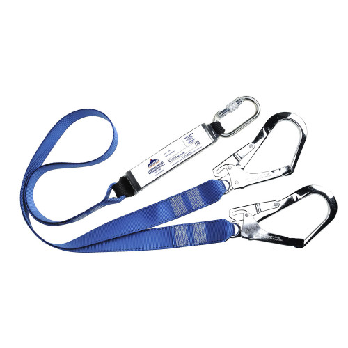 Portwest FP51 Cordino tessile doppio con assorbitore, Blu navy