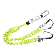 Portwest FP52 Cordino doppio elasticizzato con assorbitore di energia, Giallo