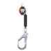 Portwest FP80 2m Self-Retracting Lifeline 140kg, Orange/Black