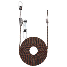 Portwest FP90 10m Rope Guided Fall Arrest, Black/Orange