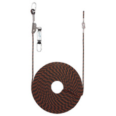 Portwest FP92 20m Rope Guided Fall Arrest, Black/Orange
