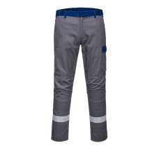Portwest FR06 Bizflame Ultra Two-Tone Trousers, Grey