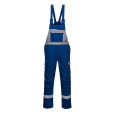 Portwest FR07 Two-Tone Bizflame Ultra Bib Shorts, Royal Blue