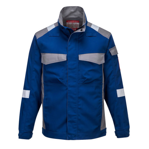 Portwest FR08 Bizflame Ultra Two-Tone Jacket, Royal Blue