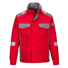 Portwest FR08 Bizflame Ultra Two-Tone Jacket, Red