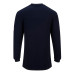 Portwest FR11 Flame Retardant and Anti-Static Long Sleeve T-Shirt, Navy Blue