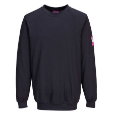 Portwest FR12 Long Sleeve Flame Retardant Anti-Static Sweatshirt, Navy Blue