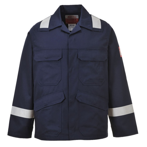 Portwest FR25 Plus Bizflame Jacket, Navy Blue