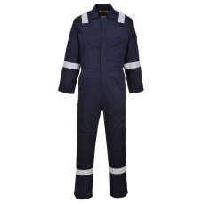 Portwest FR28 Lightweight Anti-Static Flame Retardant Coverall 280g, Navy Blue