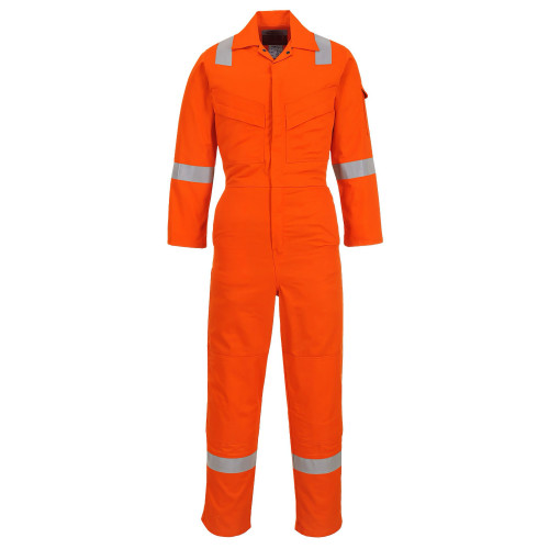Portwest FR28 Lightweight Anti-Static Flame Retardant Coverall 280g, Orange