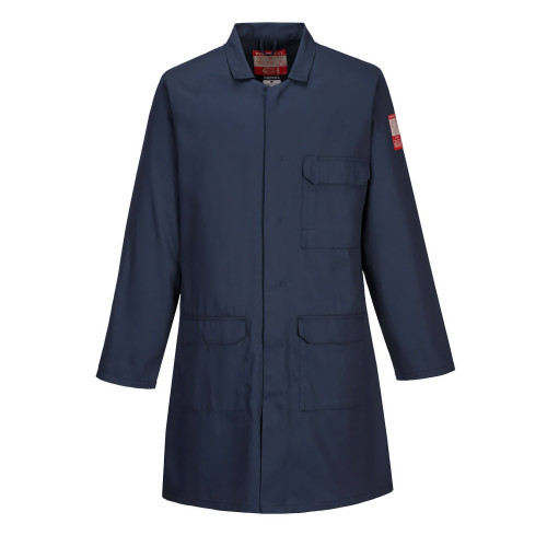 Portwest FR34 Cappotto standard FR, Blu navy