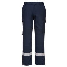 Portwest FR401 Bizflame Plus Pantaloni Leggeri, Blu navy
