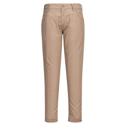 Portwest FR404 Pantaloni Stretch, Cachi