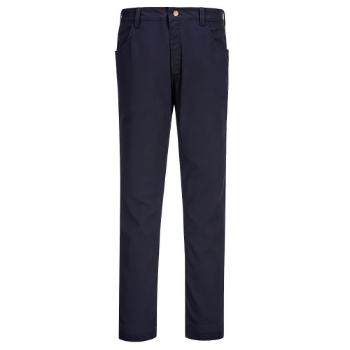 Portwest FR404 Pantaloni Stretch, Blu navy