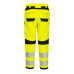 Portwest FR409 Women's High Visibility Work Trousers PW3 FR, Yellow/Black