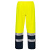 Portwest FR410 Lightweight Rain+ Hi-Vis Arc Flash Trousers, Yellow/Navy