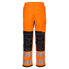 Portwest FR414 PW3 FR HVO Work Trousers, Orange/Black