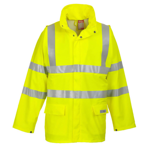 Portwest FR41 Giacca Sealtex Flame Hi-Vis, Giallo