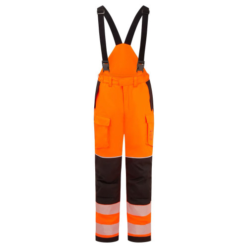 Portwest FR426OBR PW3 FR Modaflame Rain+ Hi-Vis Pantaloni invernali con tasche holster Portwest FR426OBR PW3 FR Modaflame Rain+ Hi-Vis Pantaloni invernali con tasche holster