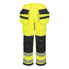 Portwest FR427YBR PW3 FR Modaflame Rain+ Hi-Vis Winter trousers with holster pockets 