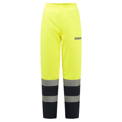 Portwest FR434YNR Bizflame Rain+ Hi-Vis Multi-Norm Contrast Winter Trousers