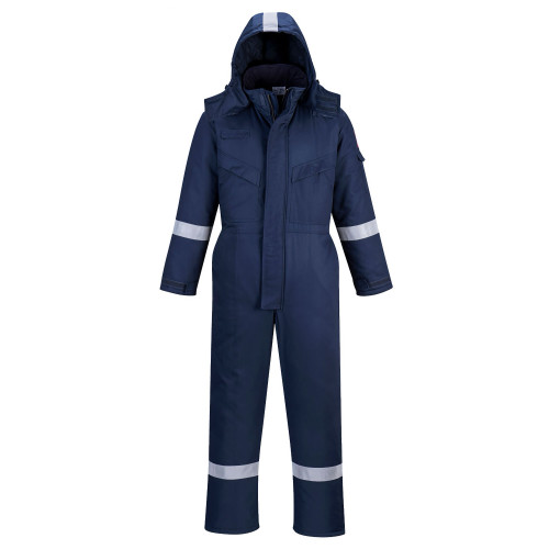 Portwest FR53 Tuta invernale FR antistatica, Blu navy