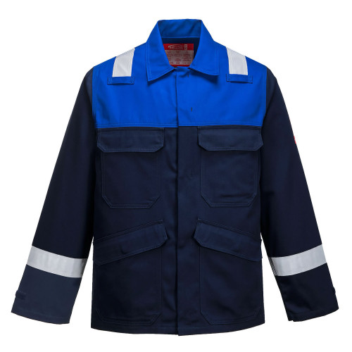 Portwest FR55 Giacca Plus Bizflame, Blu navy/Royal