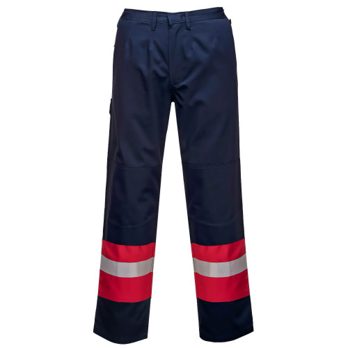 Portwest FR56 Pantaloni Bizflame plus, Blu navy