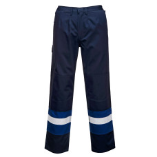 Portwest FR56 Pantaloni Bizflame plus, Blu navy/Royal