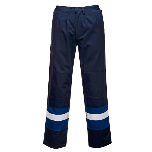 Portwest FR56 Pantaloni Bizflame plus, Blu navy/Royal