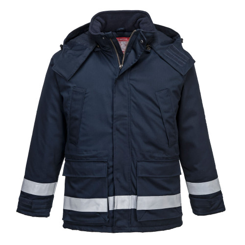 Portwest FR59 Giacca invernale FR antistatica, Blu navy