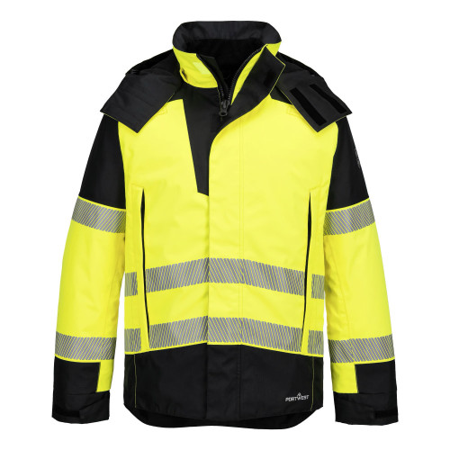 Portwest FR606YBR PW3 FR Modaflame Rain+ Hi-Vis winter jacket