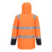 Portwest FR617ONR Giacca invernale FR Bizflame Rain+ Hi-Vis Multi-Norma a contrasto
