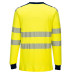 Portwest FR701 High Visibility Flame Resistant T-Shirt WX3, Yellow/Navy