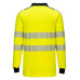Portwest FR702 High Visibility Flame Retardant Polo Shirt WX3, Yellow/Navy